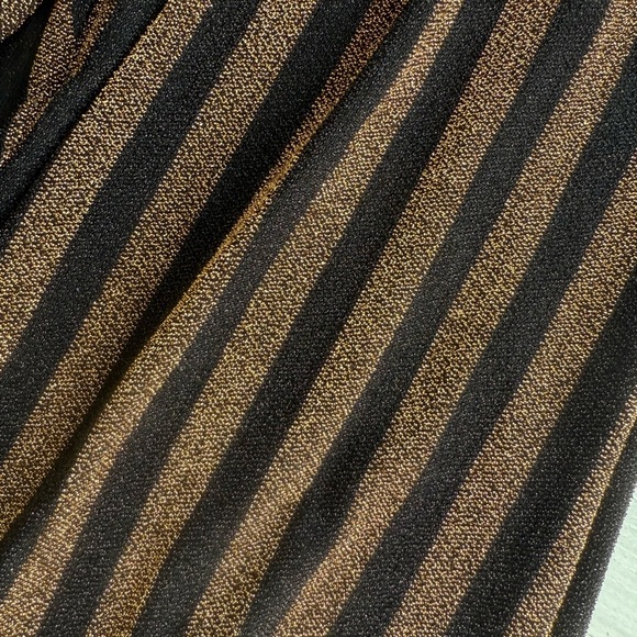 Fashion Nova Black & Gold 3-Piece Striped Set XS - Picture 9 of 9